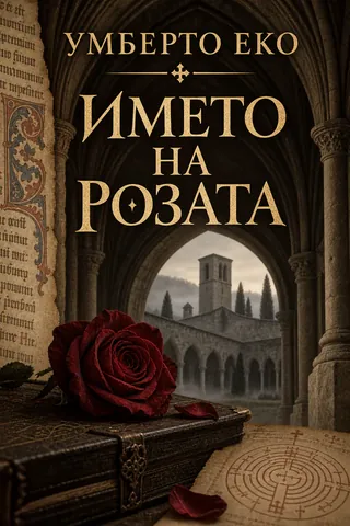 Името на розата — корица
